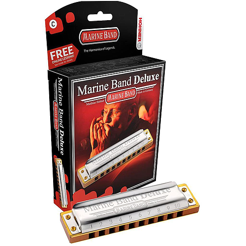 Hohner - Armónica Marine Band Deluxe en La Mayor Mod.M200510X