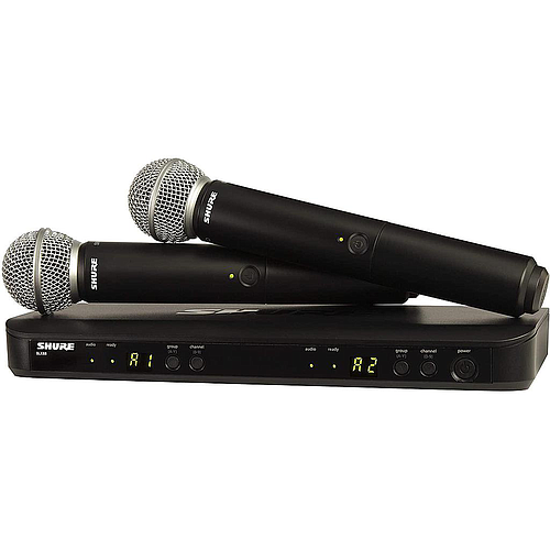 Shure - Sistema Inalámbrico BLX Doble de Mano Mod.BLX288/SM58