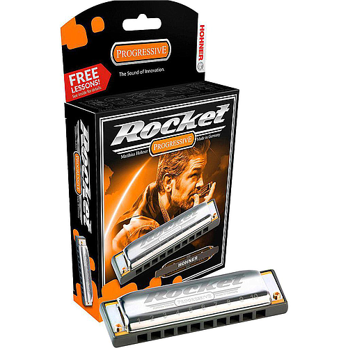 Hohner - Armónica Rocket en Mi Bemol Mayor Mod.M2013046X