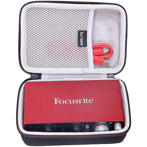 LTGEM - Estuche Para Interfaz Focusrite Scarlett Solo y 2i2 Mod.CS326