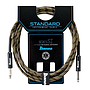 Ibañez - Cable para Instrumento SI, Negro/Verde Recto/Recto Mod.SI__-CGR