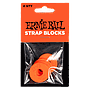 Ernie Ball - 4 Seguros de Plástico para Tahali, Color: Rojo Mod.5620