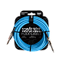 Ernie Ball - Cable de Audio 6.10 Mts., Azul (Recto/Recto) Mod.6417